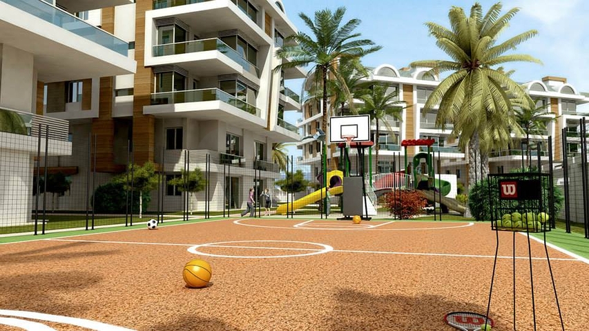 شقة 1 + 1 مفروشة في مجمع في المولا يوسف كونيالتي