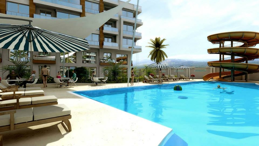 شقة 1 + 1 مفروشة في مجمع في المولا يوسف كونيالتي