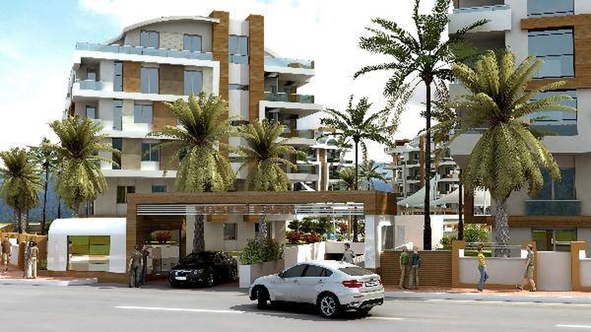 شقة 1 + 1 مفروشة في مجمع في المولا يوسف كونيالتي