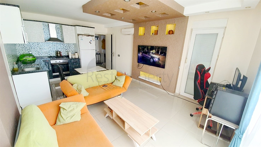 شقة 1 + 1 مع أثاث في كونيالتي أنطاليا