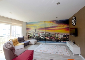 شقة 2 + 1 مع أثاث في هورما كونيالتي