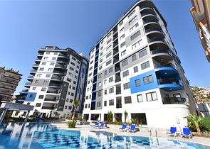 شقق ضمن مجمع سكني حديث - تصميم غرفتين وصالة - مركز الانيا 