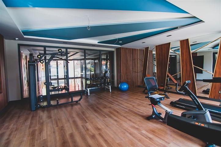 اطلالة مباشرة على البحر - شقة غرفتين وصالة ضمن مجمع حديث - مهموتلار / الانيا 