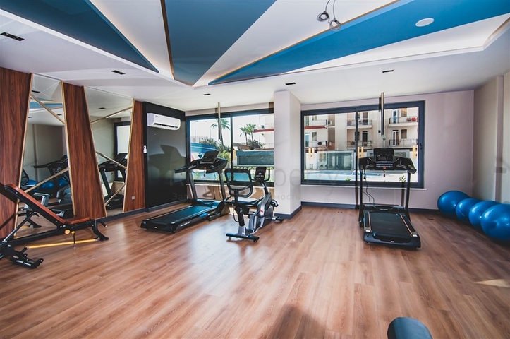 اطلالة مباشرة على البحر - شقة غرفتين وصالة ضمن مجمع حديث - مهموتلار / الانيا 