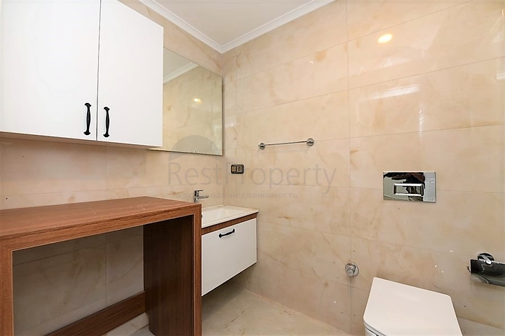 اطلالة مباشرة على البحر - شقة غرفتين وصالة ضمن مجمع حديث - مهموتلار / الانيا 