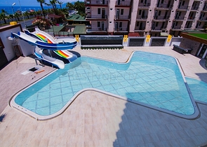 اطلالة مباشرة على البحر - شقة غرفتين وصالة ضمن مجمع حديث - مهموتلار / الانيا 