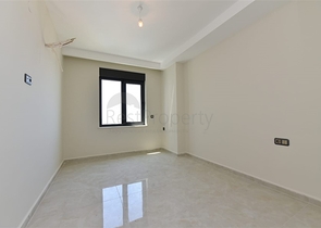 اطلالة مباشرة على البحر - شقة غرفتين وصالة ضمن مجمع حديث - مهموتلار / الانيا 