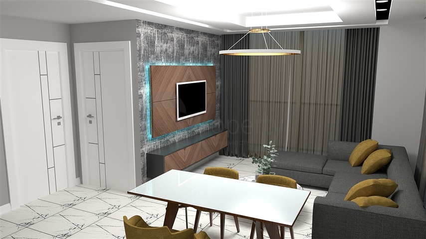 في المركز وعلى مسافة 100 متر من البحر -دوبلكس حديثة للبيع - مركز الانيا 