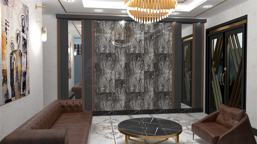 في المركز وعلى مسافة 100 متر من البحر -دوبلكس حديثة للبيع - مركز الانيا 