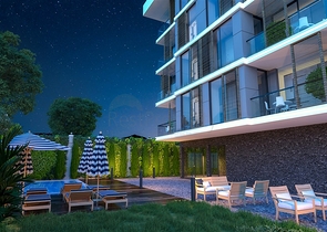 في المركز وعلى مسافة 100 متر من البحر -دوبلكس حديثة للبيع - مركز الانيا 