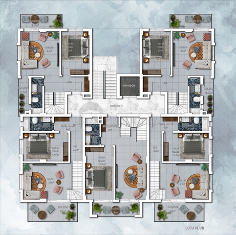 بالاقساط دون فوائد - مجمع سكني حديث قيد الانشاء في افسلار / الانيا 