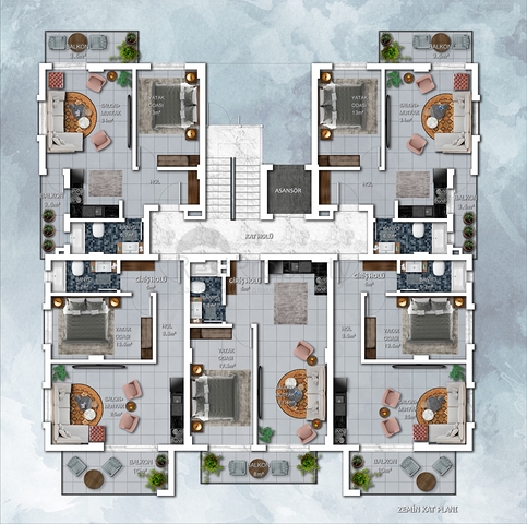 بالاقساط دون فوائد - مجمع سكني حديث قيد الانشاء في افسلار / الانيا 