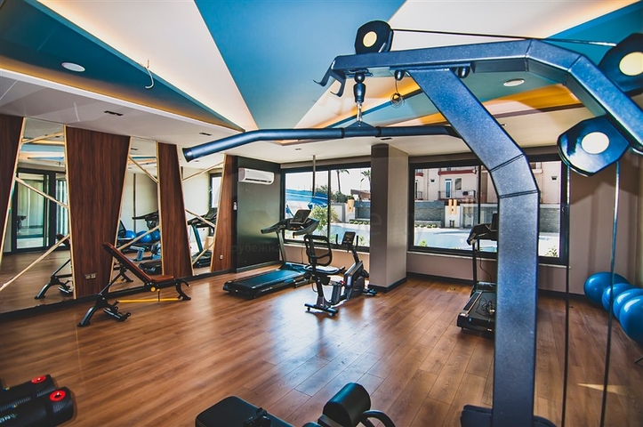 اطلالة بحر مباشرة - شقة طابق مرتفع -غرفتين وصالة -مجمع حديث /مهموتلار / الانيا 