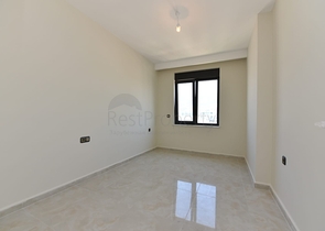 اطلالة بحر مباشرة - شقة طابق مرتفع -غرفتين وصالة -مجمع حديث /مهموتلار / الانيا 