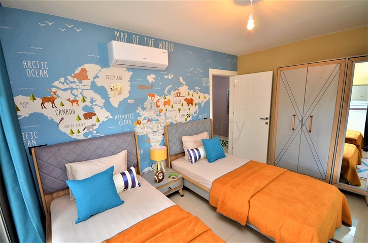 شقة عائلية ضمن مجمع فاخر قريب من البحر -في كاستل / الانيا 