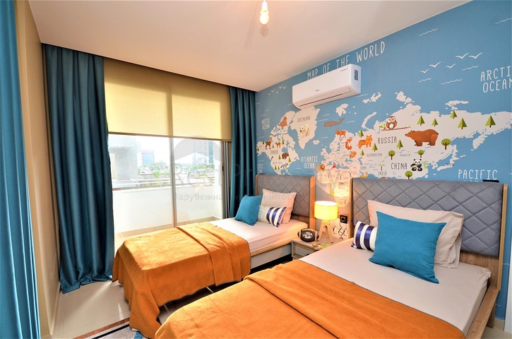 شقة عائلية ضمن مجمع فاخر قريب من البحر -في كاستل / الانيا 