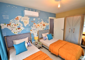 شقة عائلية ضمن مجمع فاخر قريب من البحر -في كاستل / الانيا 