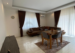 شقة جديدة مع الفرش - تصميم 1+2 غرفتين وصالة - مهموتلار/ الانيا 