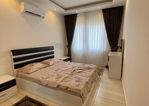 شقة جديدة مع الفرش - تصميم 1+2 غرفتين وصالة - مهموتلار/ الانيا 