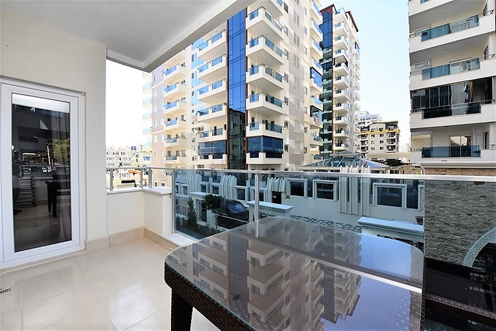 شقة مفروشة ضمن مجمع سكني حديث - تصميم 1+1 - في مهموتلار / الانيا 