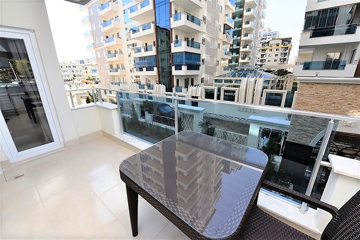 شقة مفروشة ضمن مجمع سكني حديث - تصميم 1+1 - في مهموتلار / الانيا 