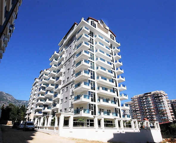 شقة مفروشة ضمن مجمع سكني حديث - تصميم 1+1 - في مهموتلار / الانيا 