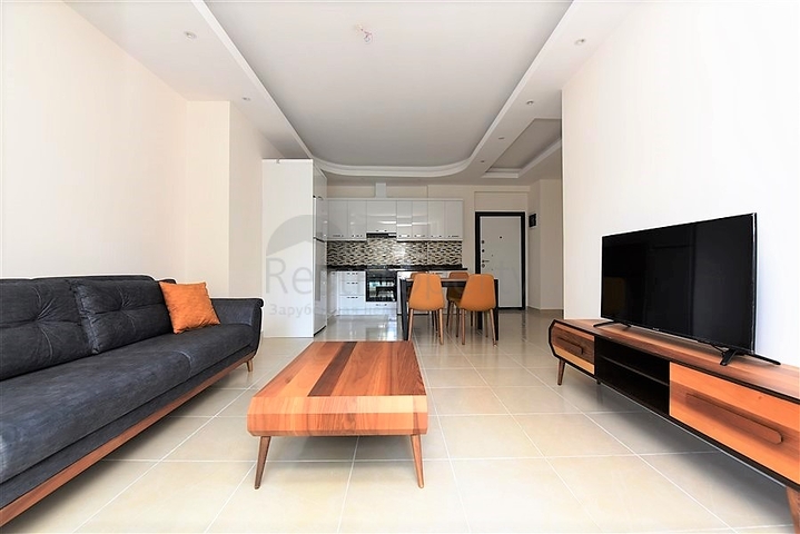 شقة مفروشة ضمن مجمع سكني حديث - تصميم 1+1 - في مهموتلار / الانيا 