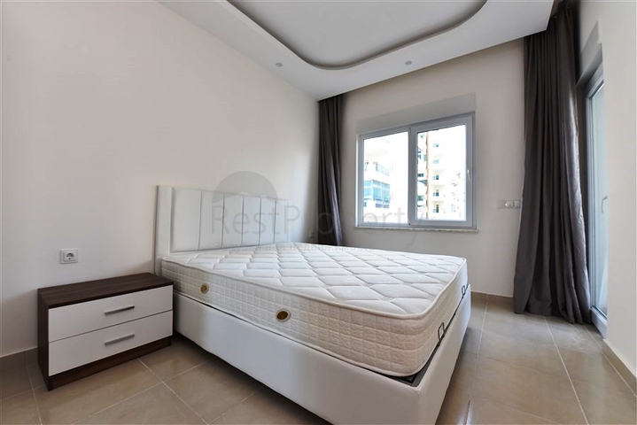 شقة مفروشة ضمن مجمع سكني حديث - تصميم 1+1 - في مهموتلار / الانيا 