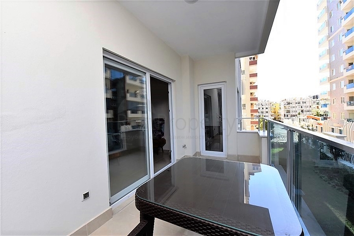 شقة مفروشة ضمن مجمع سكني حديث - تصميم 1+1 - في مهموتلار / الانيا 