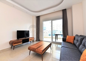 شقة مفروشة ضمن مجمع سكني حديث - تصميم 1+1 - في مهموتلار / الانيا 