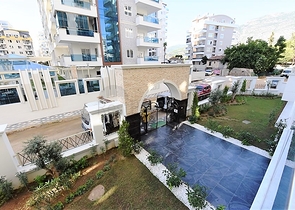 شقة مفروشة ضمن مجمع سكني حديث - تصميم 1+1 - في مهموتلار / الانيا 