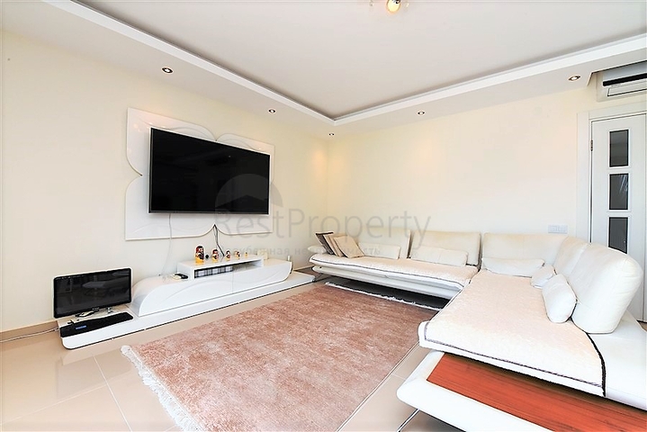 اطلالة بحر -دوبلكس مفروشة تصميم 3 غرف وصالة - مجمع فاخر -كارجي جاك / الانيا 