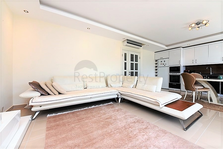 اطلالة بحر -دوبلكس مفروشة تصميم 3 غرف وصالة - مجمع فاخر -كارجي جاك / الانيا 