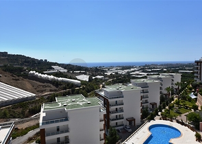 اطلالة بحر -دوبلكس مفروشة تصميم 3 غرف وصالة - مجمع فاخر -كارجي جاك / الانيا 