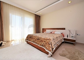 اطلالة بحر -دوبلكس مفروشة تصميم 3 غرف وصالة - مجمع فاخر -كارجي جاك / الانيا 