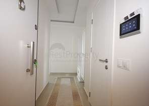 اطلالة بحر - شقة مفروشة ضمن مجمع حديث - تصميم 1+1 في مهموتلار /الانيا 