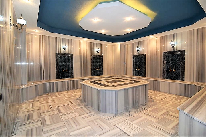 شقة غرفتين وصالة - ضمن مجمع حديث - قريبة من البحر - في كارجي جاك / الانيا 