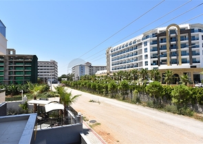 شقة غرفتين وصالة - ضمن مجمع حديث - قريبة من البحر - في كارجي جاك / الانيا 