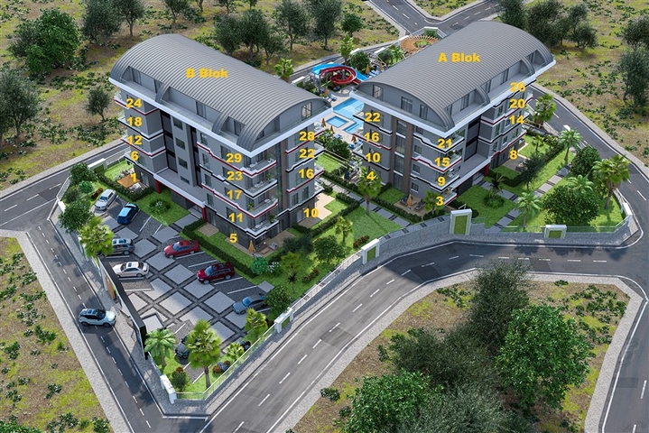 بالاقساط دون فوائد - مجمع سكني حديث قيد الانشاء - كارجي جاك / الانيا 