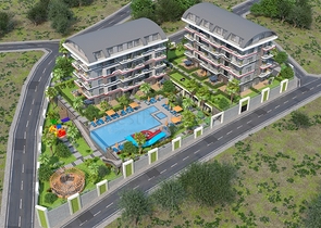 بالاقساط دون فوائد - مجمع سكني حديث قيد الانشاء - كارجي جاك / الانيا 