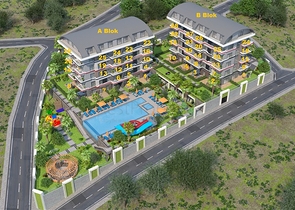 بالاقساط دون فوائد - مجمع سكني حديث قيد الانشاء - كارجي جاك / الانيا 