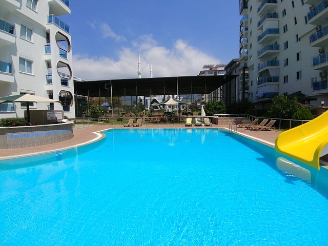 اطلالة بحر -طابق مرتفع - شقة مفروشة غرفة وصالة - مهموتلار /الانيا 