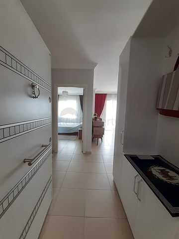 اطلالة بحر -طابق مرتفع - شقة مفروشة غرفة وصالة - مهموتلار /الانيا 