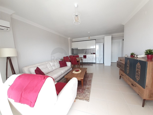 اطلالة بحر -طابق مرتفع - شقة مفروشة غرفة وصالة - مهموتلار /الانيا 