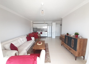 اطلالة بحر -طابق مرتفع - شقة مفروشة غرفة وصالة - مهموتلار /الانيا 