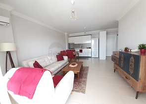 اطلالة بحر -طابق مرتفع - شقة مفروشة غرفة وصالة - مهموتلار /الانيا 