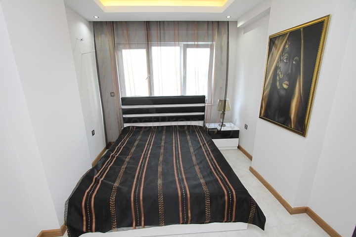 شقة مفروشة - غرفتين وصالة ضمن مجمع حديث -بسعر مناسب - مهموتلار / الانيا 