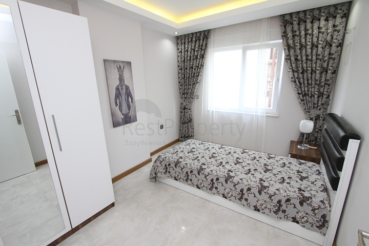 شقة مفروشة - غرفتين وصالة ضمن مجمع حديث -بسعر مناسب - مهموتلار / الانيا 