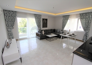 شقة مفروشة - غرفتين وصالة ضمن مجمع حديث -بسعر مناسب - مهموتلار / الانيا 