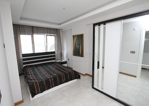 شقة مفروشة - غرفتين وصالة ضمن مجمع حديث -بسعر مناسب - مهموتلار / الانيا 